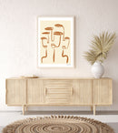 Three (Small / Natural Framed)