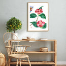 Camellias and Teacup (Mini - A4 / Print Only)