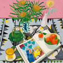 A Burst of Spring on Susan's Lilies Mini - 12x12 inches / Print Only