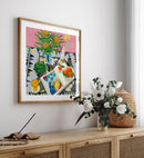 A Burst of Spring on Susan's Lilies Mini - 12x12 inches / Print Only