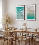 Aerial Beach (Set of 2) Mini - A4 (Set of 2) / Print Only