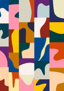 Block Mosaic B Abstract