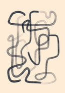 Chalky Line Abstract