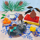 Coffee & Dreams of Faraway Places Mini - 12x12 inches / Print Only