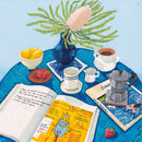 Freshly Brewed Coffee with Basquiat Mini - 12x12 inches / Print Only