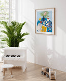 Freshly Brewed Coffee with Basquiat Mini - 12x12 inches / Print Only