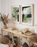 Green No. I and No. II (Set of 2) Mini - A4 (Set of 2) / Print Only