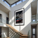 La Strada Rossa — framed mockup