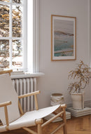 Sunrise Swim at Icebergs III (X-Large / Natural Framed)