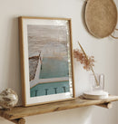 Sunrise Swim at Icebergs II (X-Large / Natural Framed)