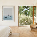 The Lone Sail — framed mockup