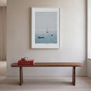 The Lone Sail — framed mockup