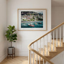 The Red Boat — framed mockup