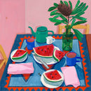 Watermelon & Minty Tea for Two Mini - 12x12 inches / Print Only