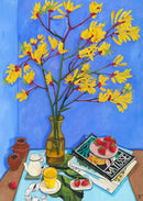 Yellow Kangaroo Paw Lights the Way Mini - A4 / Print Only