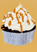 Mrs Newburyport's Sticky Toffee Cupcake With Salted Caramel Buttercream (Mini - A4 / Print Only)