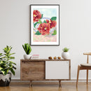 Camellias and Blue and White Bowl