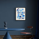 Blue Pepples On The Beach