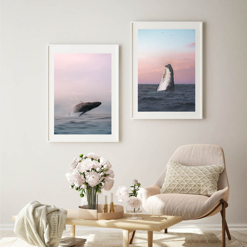 Tweed Whale (Set of 2)