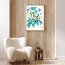 Eastern Rosella and Loquats