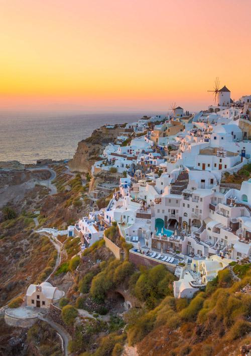 Sunset in Santorini